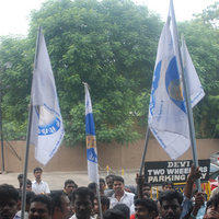 Vijay Fans at Devi Cinemas - Pictures | Picture 105488